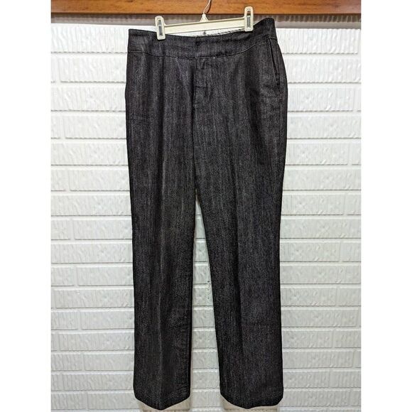 Chico's Platinum Size 0 Regular Black Denim look Pant - Picture 1 of 3